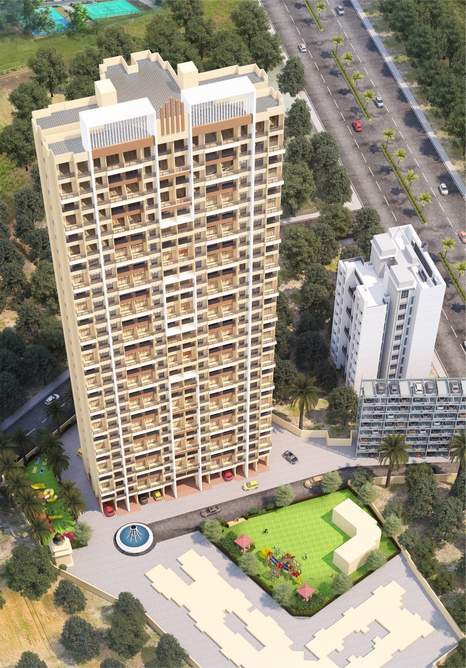 Codename Udaan Landscaped Campus & Amenities Aerial View